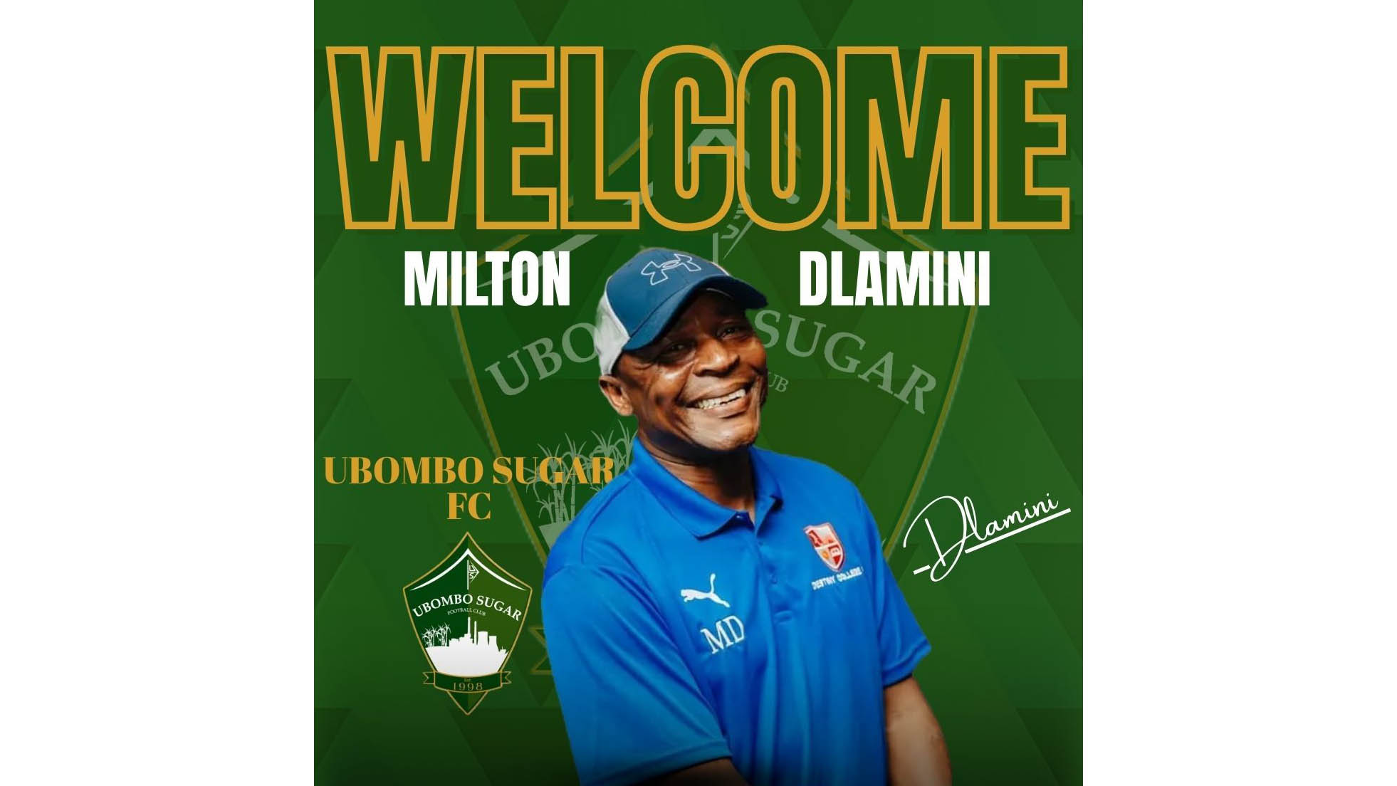 Ubombo Sugar FC Head Coach Milton ‘Spanish’ Dlamini. (Courtesy pic)
